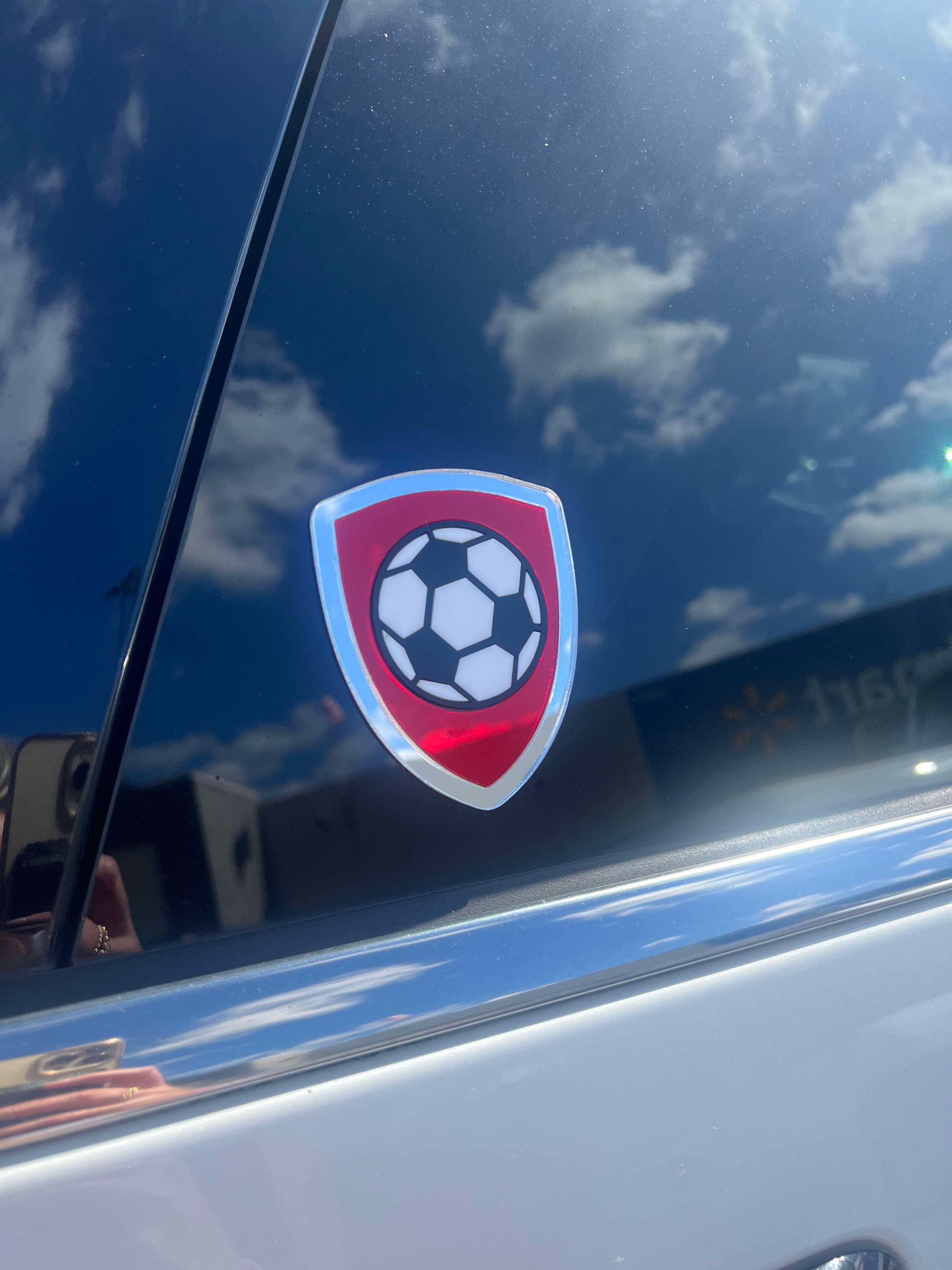 Mirrored Acrylic Car Decals