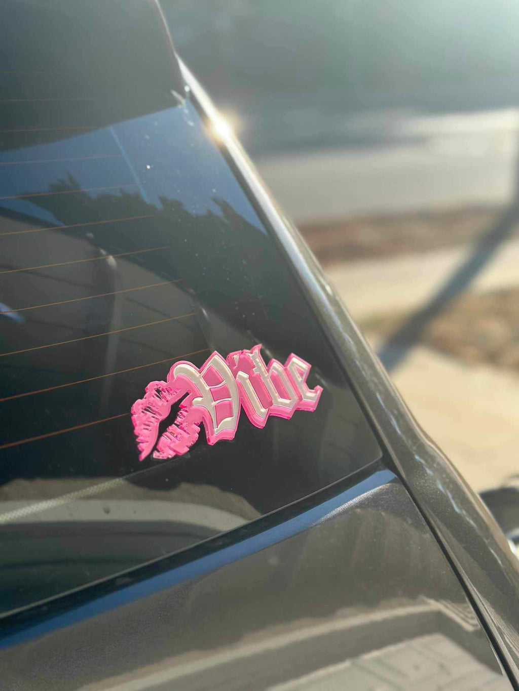 Mirrored Acrylic Car Decals