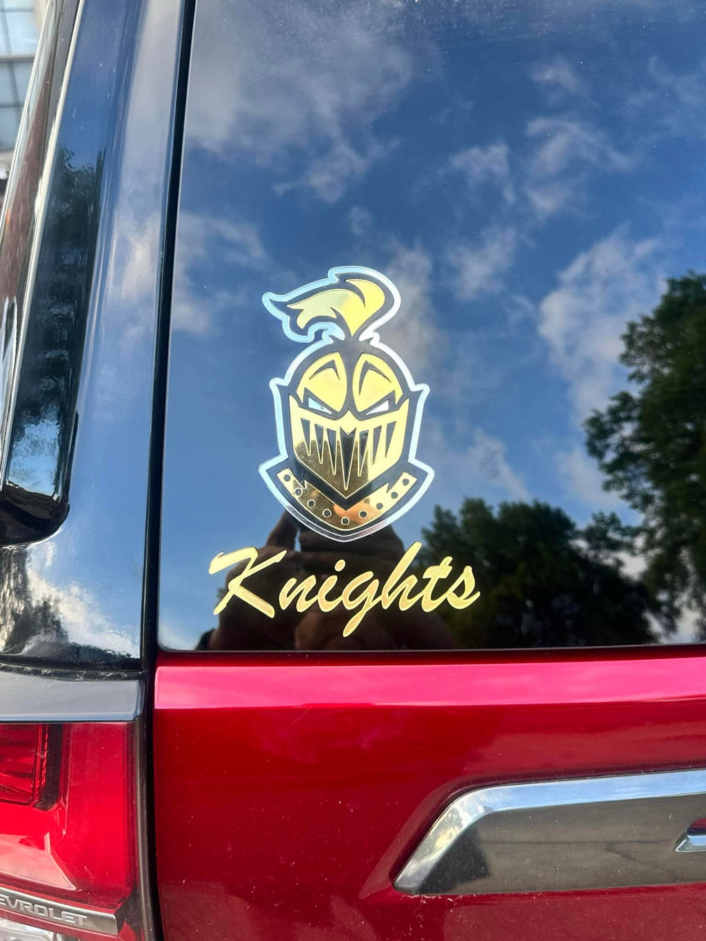 Mirrored Acrylic Car Decals