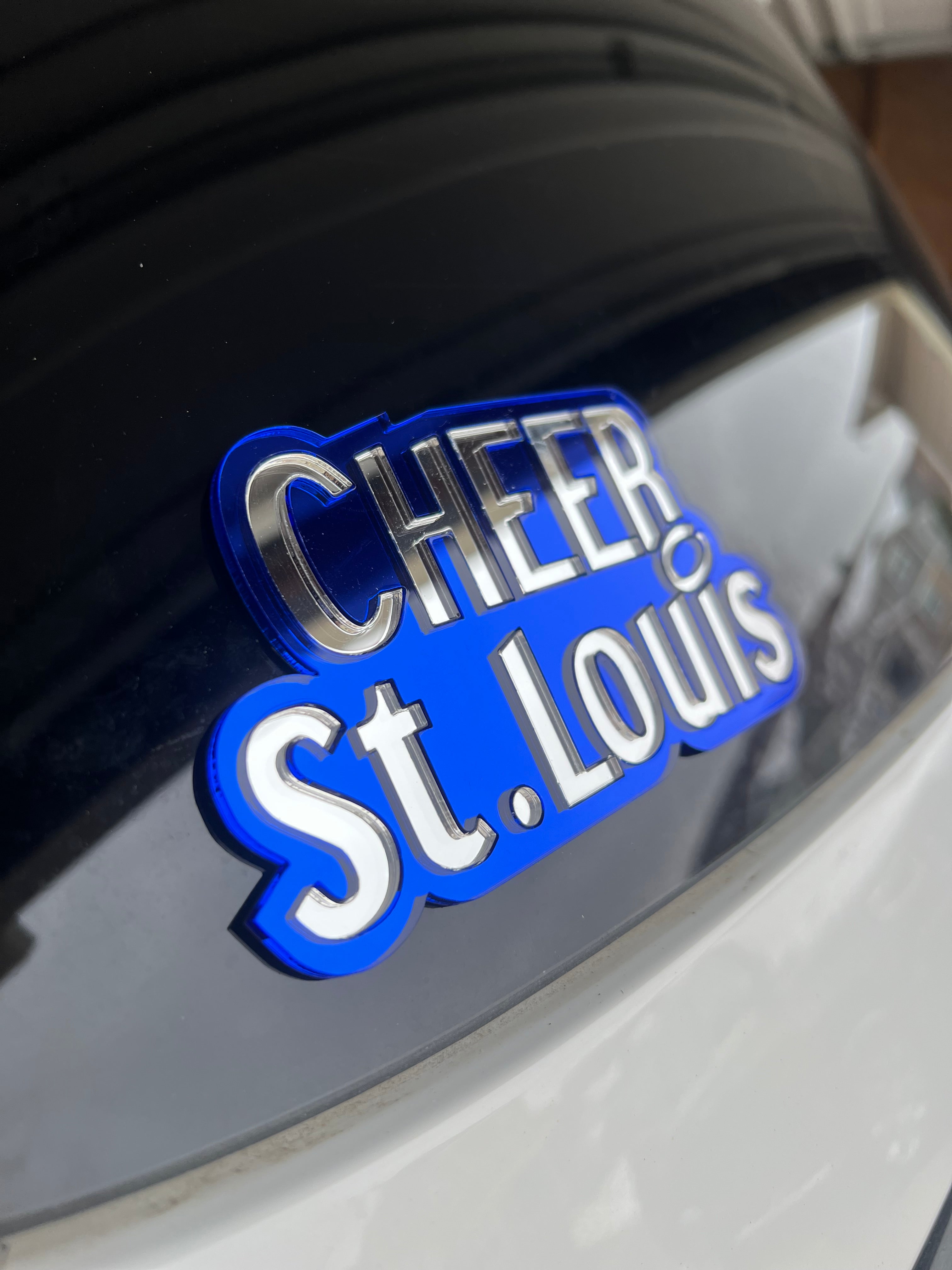 Mirrored Acrylic Car Decals