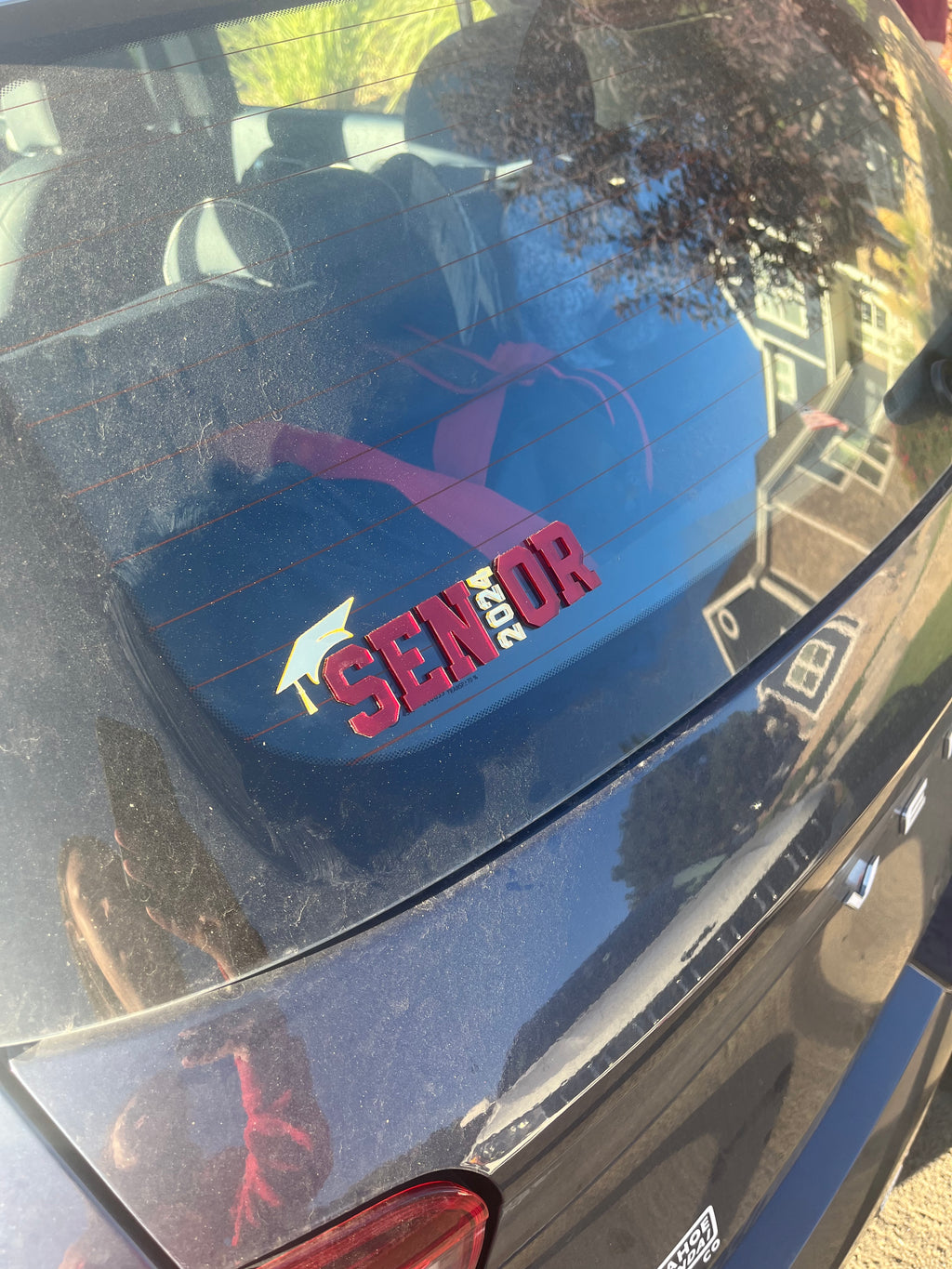 Mirrored Acrylic Car Decals