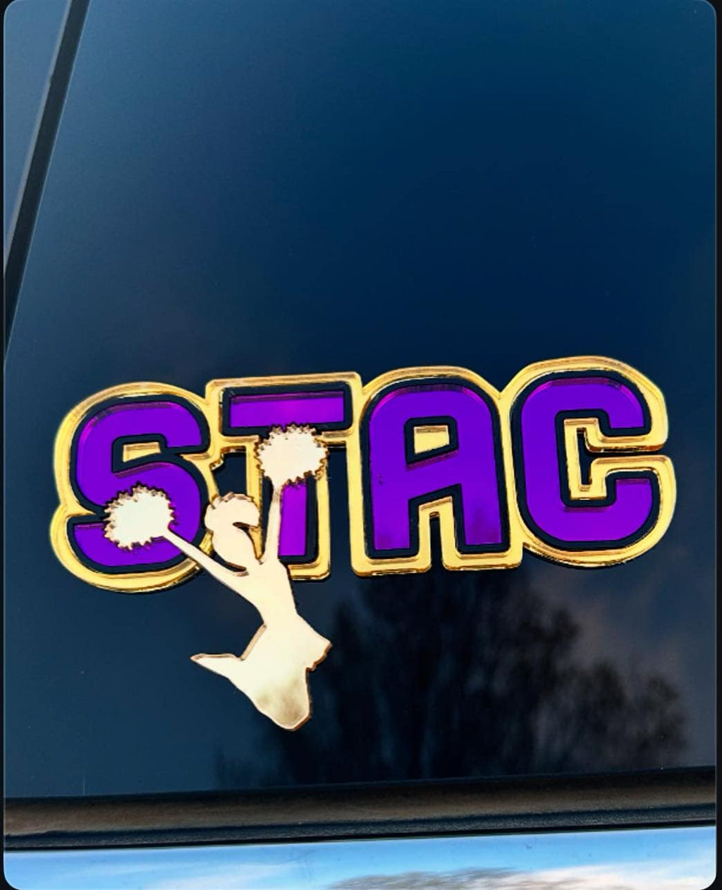 Mirrored Acrylic Car Decals